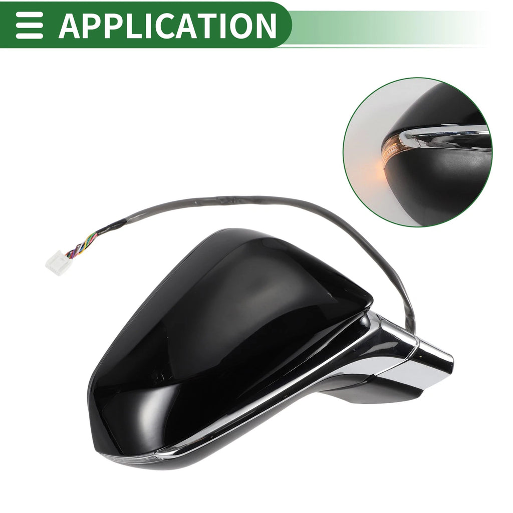 Right Side Door Mirror Replacement for Lexus NX200t (2015–2017) Manual Folding