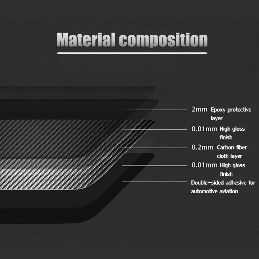Carbon Fiber Interior Panel Trim Cover for 3 Series E90 E92 (2005–2012)