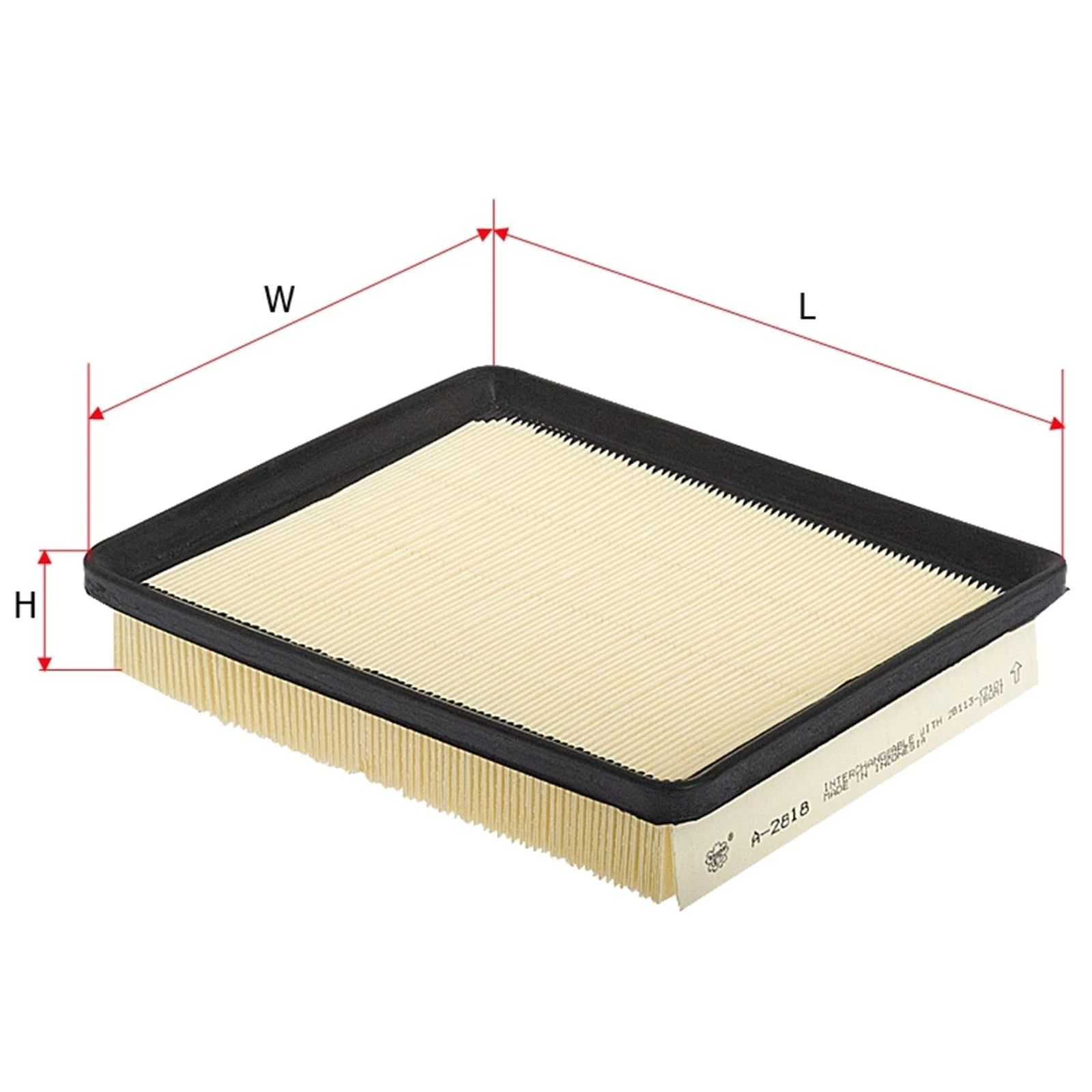 Air Filter Element for Hyundai Sonata EF EF-B (1998–2005) 4cyl V6