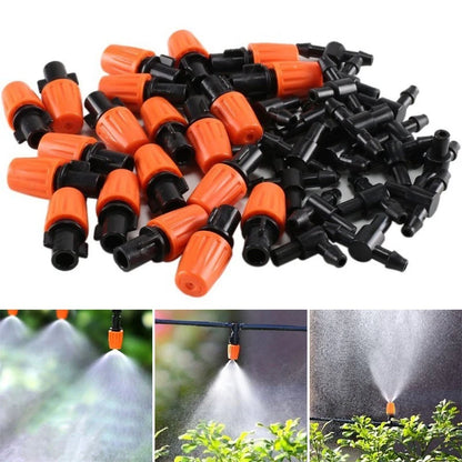 Set of 25 Automatic Watering Misting Nozzles for Irrigation Drippers