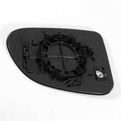 Left Side Heated White Mirror Glass for Hyundai Santa Fe (2019–2022)