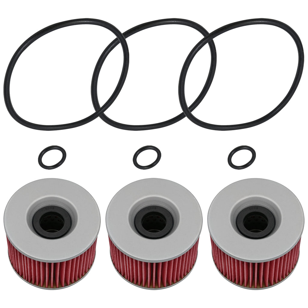 Oil Filter 3 Pack Replacement for Triumph Daytona Super III 900 (1991–1997)