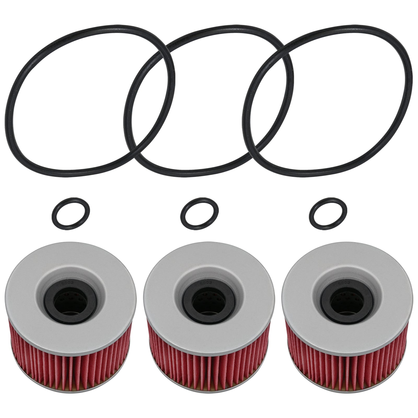 Oil Filter 3 Pack Replacement for Triumph Daytona Super III 900 (1991–1997)