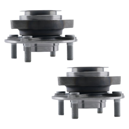 Front L&R Wheel Hub & Bearing Assembly for Nissan Versa (2007–2012) WE60515 ABS