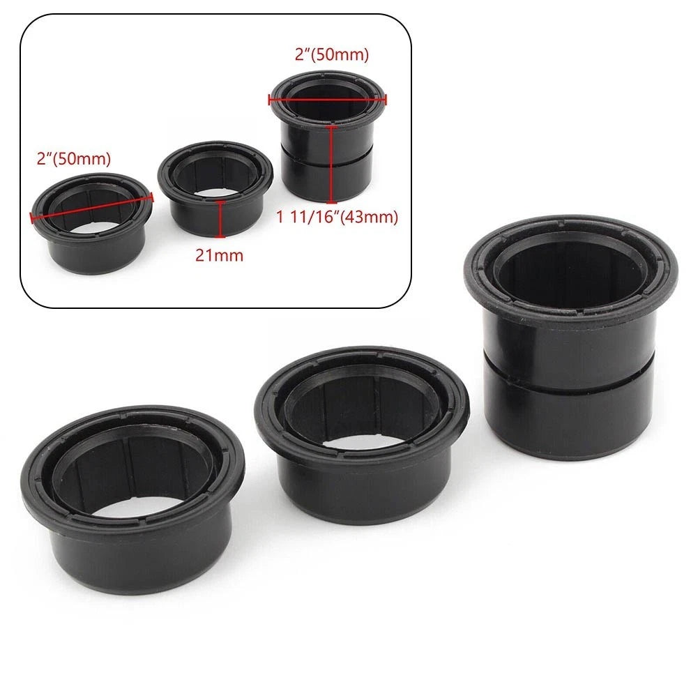 Swingarm Bushing Kit for (3 Pcs, Black)