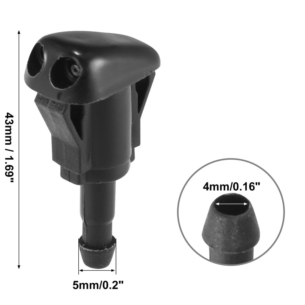 2PCS Front Windshield Washer Nozzles Replacement for Toyota Tacoma (2005–2010)