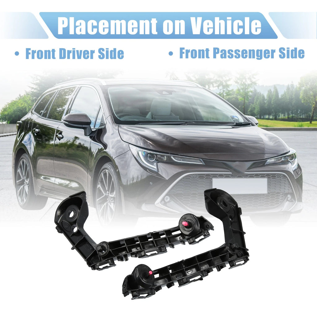 1 Pair Front Bumper Bracket 52116-02460 for Toyota Corolla (2014–2019)