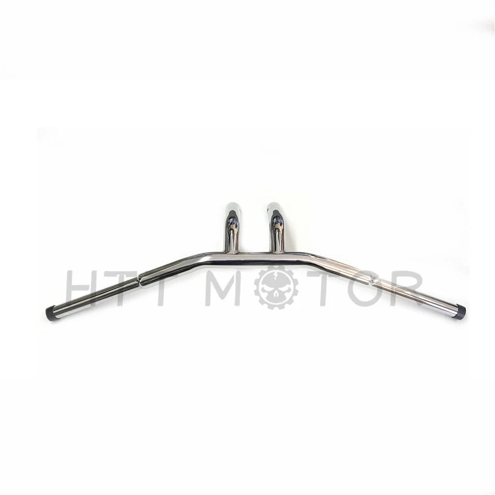 1-1/4" Flat Chrome 6" T-Bar Handlebars for Harley Softail (2018–Present)