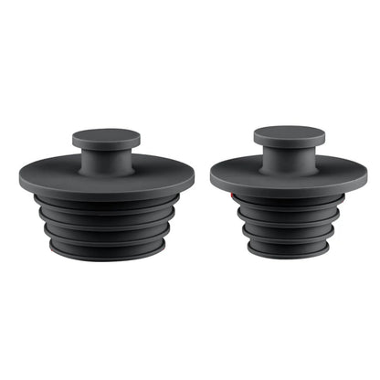 Silicone Sink Stopper 2 Pack for Bathtub Drain Plug (Universal Fit)