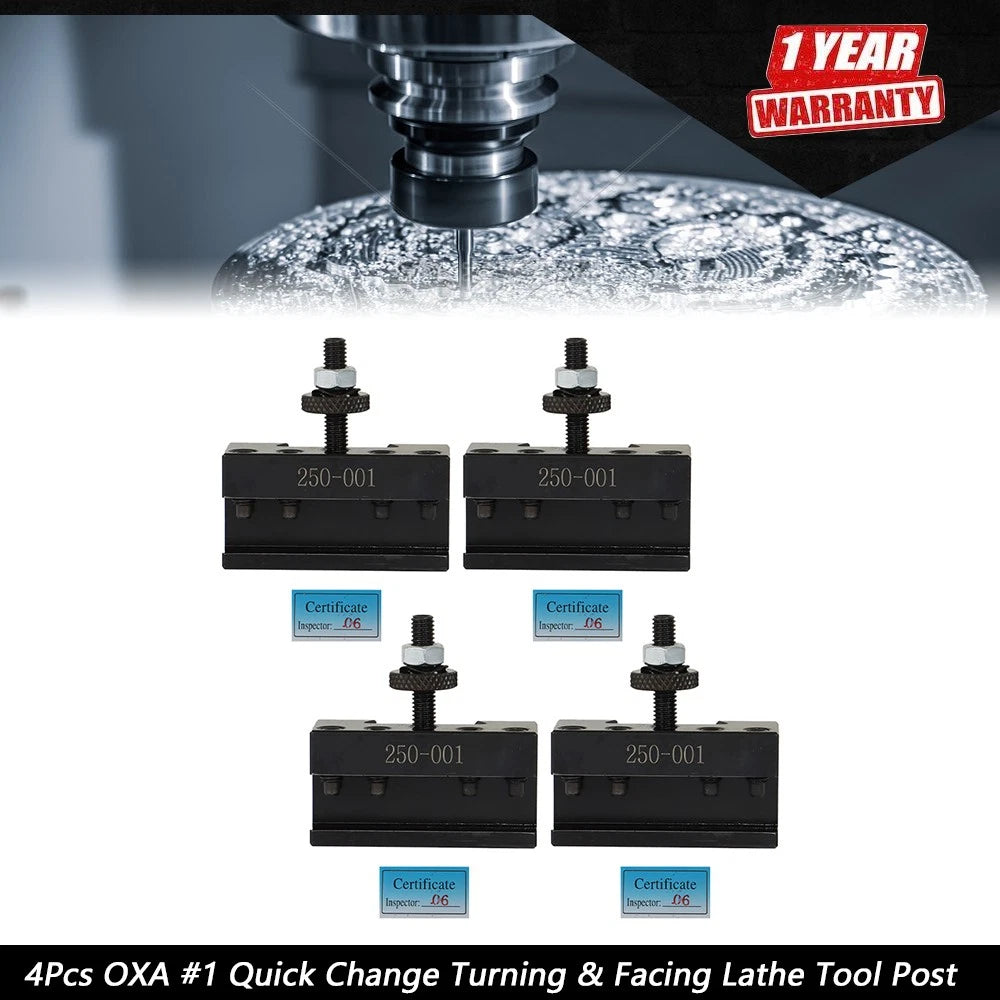 4Pcs OXA Quick Change Turning & Facing Lathe for OXA 250-001