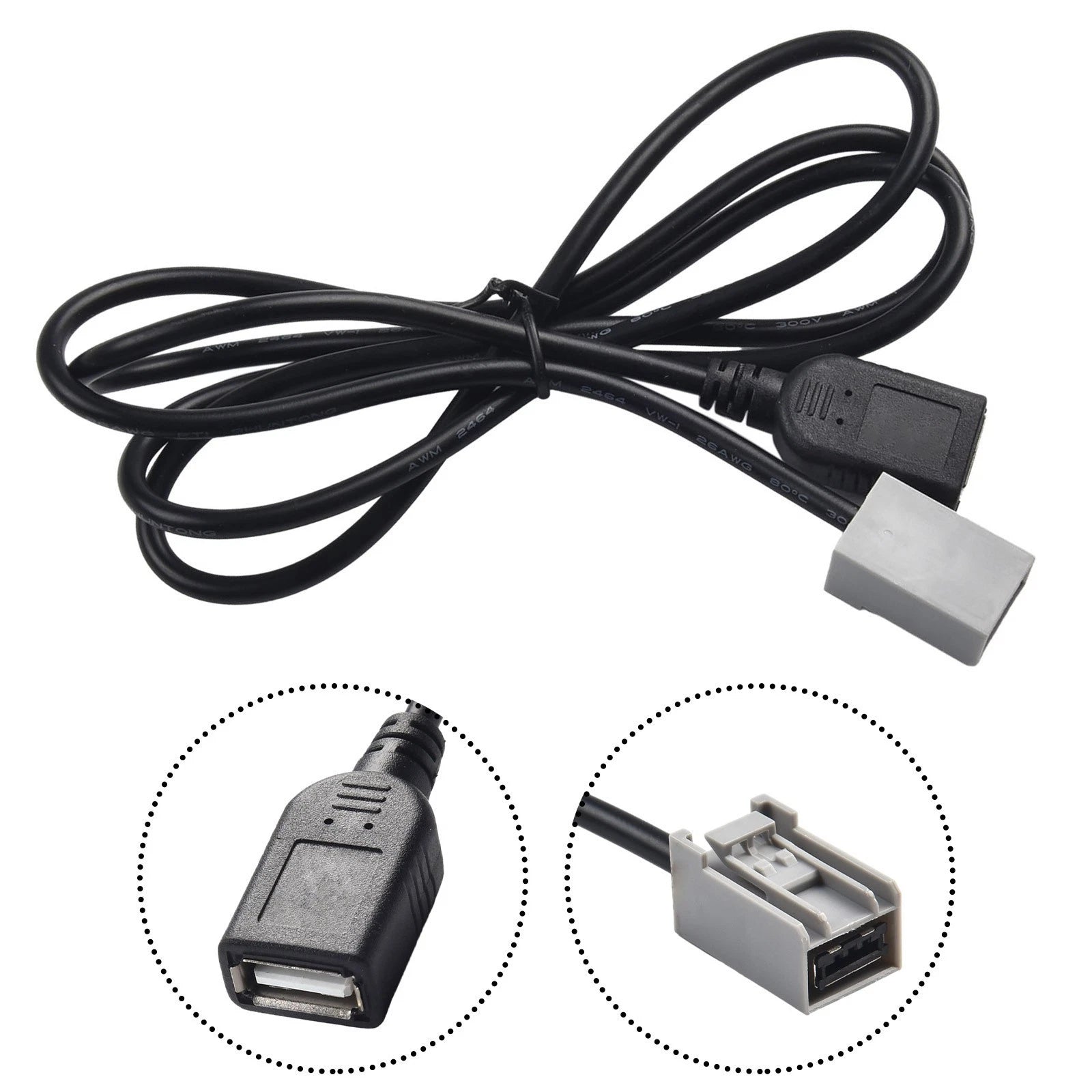 Female Cable U Disk Data Conversion USB2.0 for Honda Civic (2001–2021)