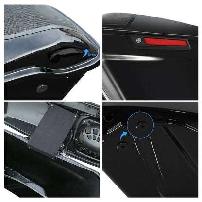 4" Stretched Saddlebags Conversion Bracket for Harley Softail (1984–2017)