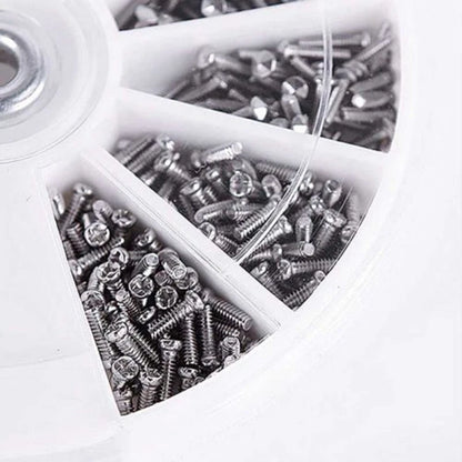 Set of 600 Electronic Assortment Screws for Mini (M1, M1.2, M1.4, M1.6)