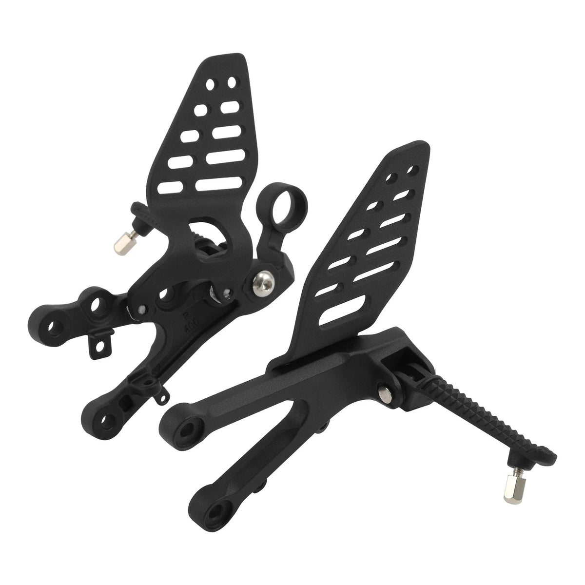 Front Rider Driver Footpegs Footrest Bracket for Yamaha YZF R6 (2006–2016)