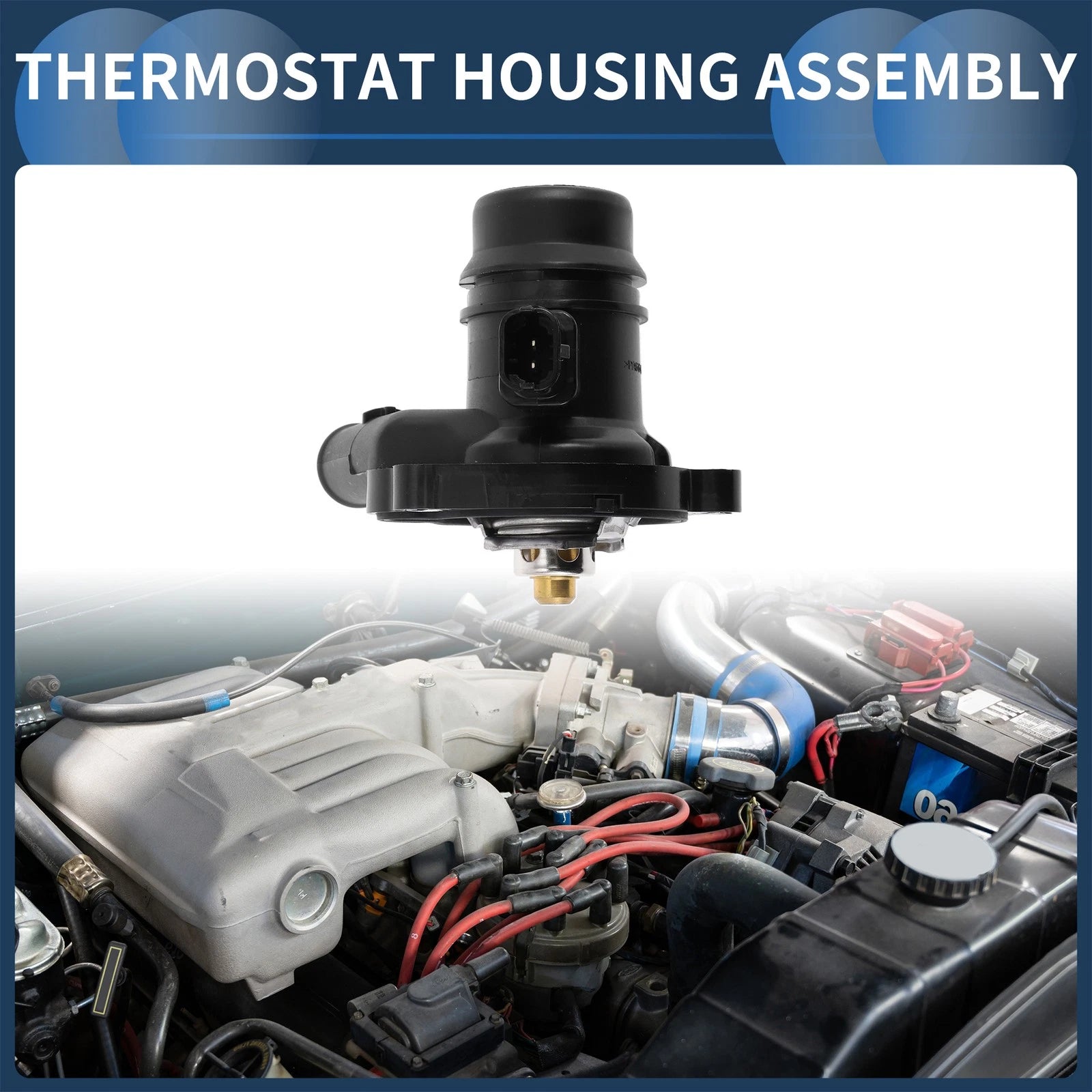Engine Coolant Thermostat Housing Assembly for Chevrolet Cruze (2011–2015)