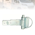 D Type Pin Hinge for Trailers RVs Boats (Galvanized Cold Rolled Steel)