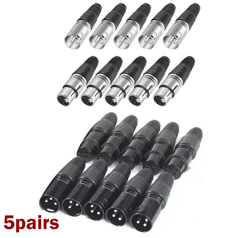 XLR 3 Pin Audio Connectors for (Compatible)