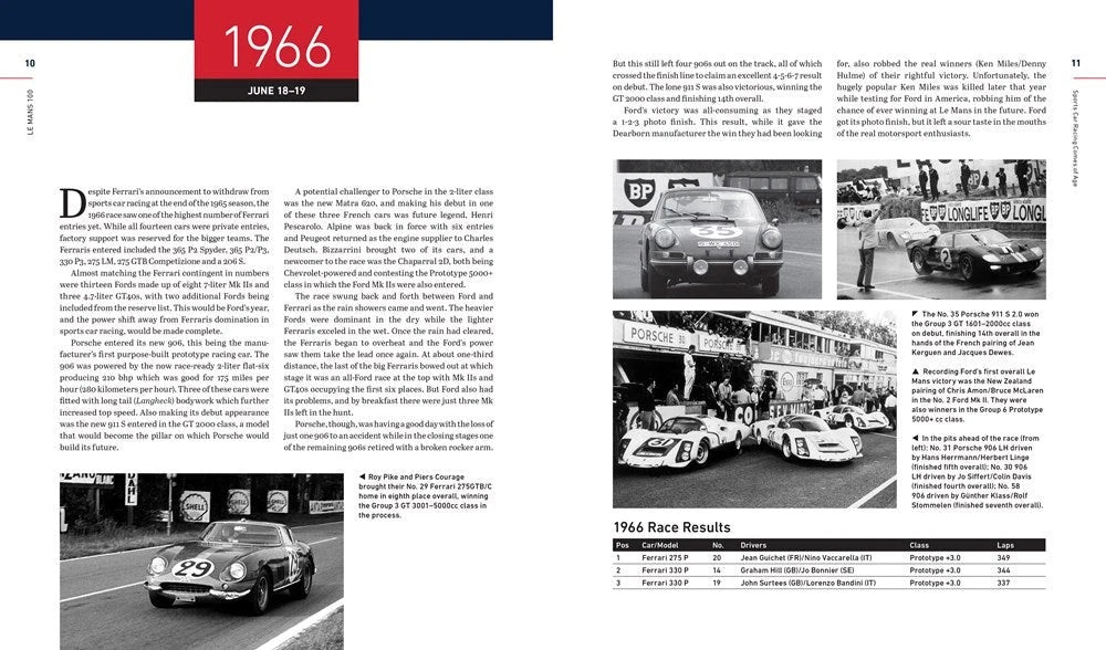 Le Mans 100 Book for Automotive Enthusiasts
