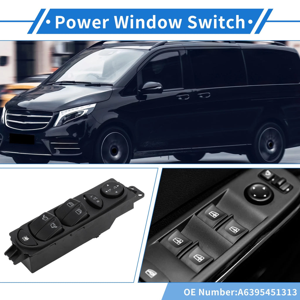 Front Right Power Window Switch for Mercedes-Benz Viano Vito (2004–2014)