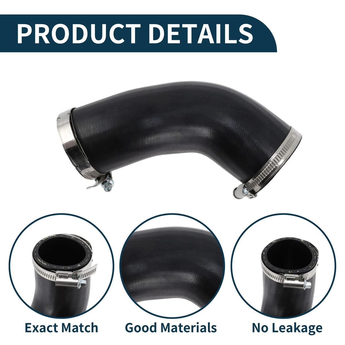 Radiator Hose for BMW X3 E83 3.0d (2004–2008) No. 11613405536 Rubber