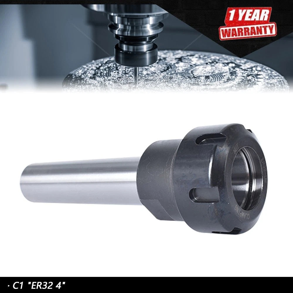4" ER32 Extension Straight Shank Tool Holder Collet Chuck