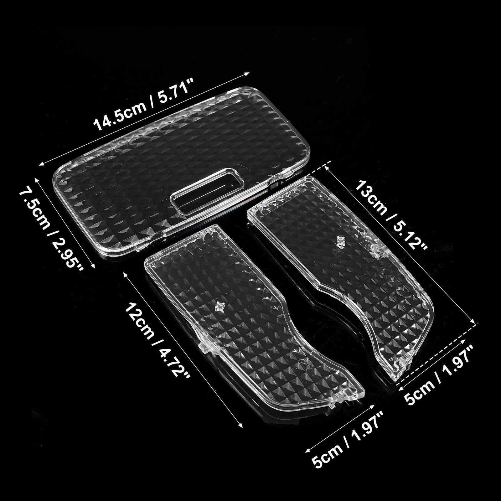 Interior Dome Light Lens Covers Replacement Set for Toyota Prius (2010–2015)