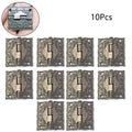 Butt Hinge Set of 10 for Vintage Jewelry Gift Wine Box Cabinet (26x23mm)