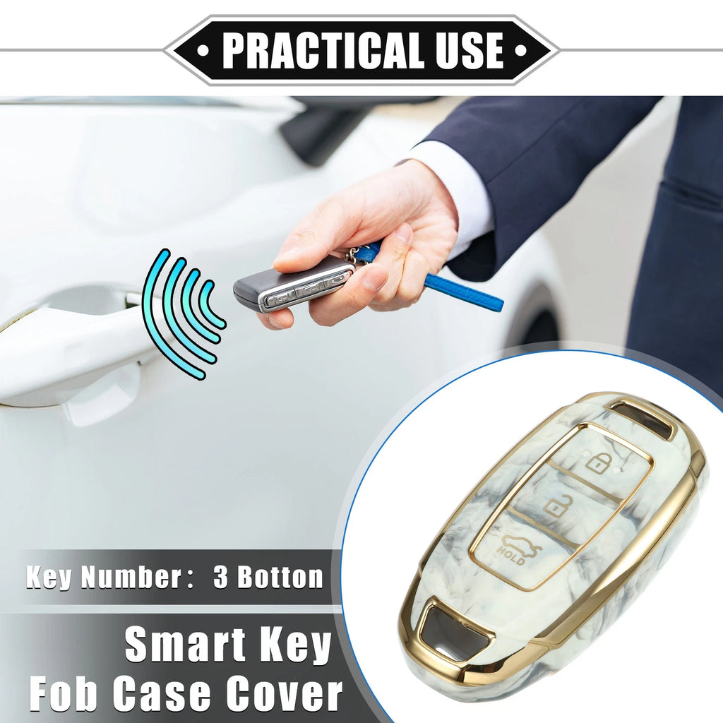 Key Fob Cover Replacement for Hyundai Accent Tucson (2000–2020)