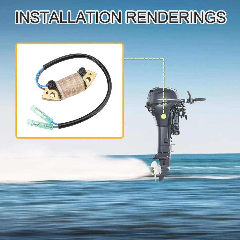 Ignition Coil for Yamaha Outboard (68T‑85520‑00)
