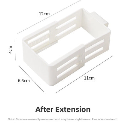 10X Plastic Storage Boxes for Refrigerator Side Door - Expandable Sorting Set