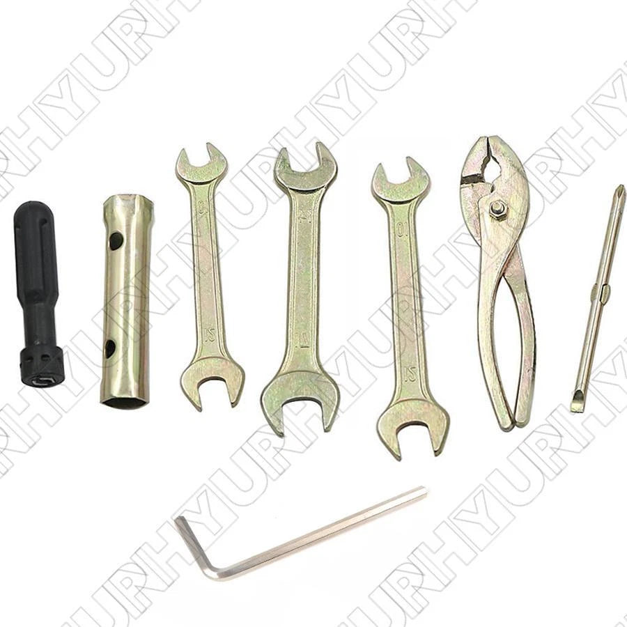 Universal Motorcycle Tool Kit for Honda Kawasaki Suzuki (All Years)