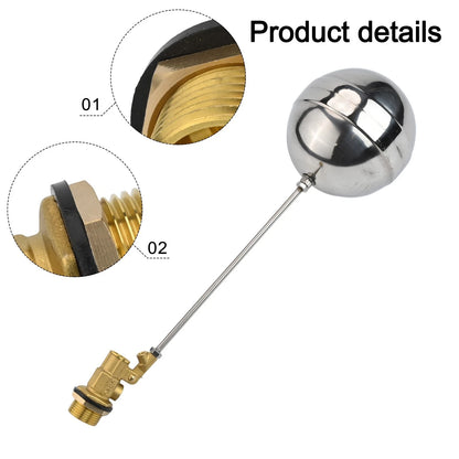 304 Stainless Steel Float Valve for Water Tanks and Heaters