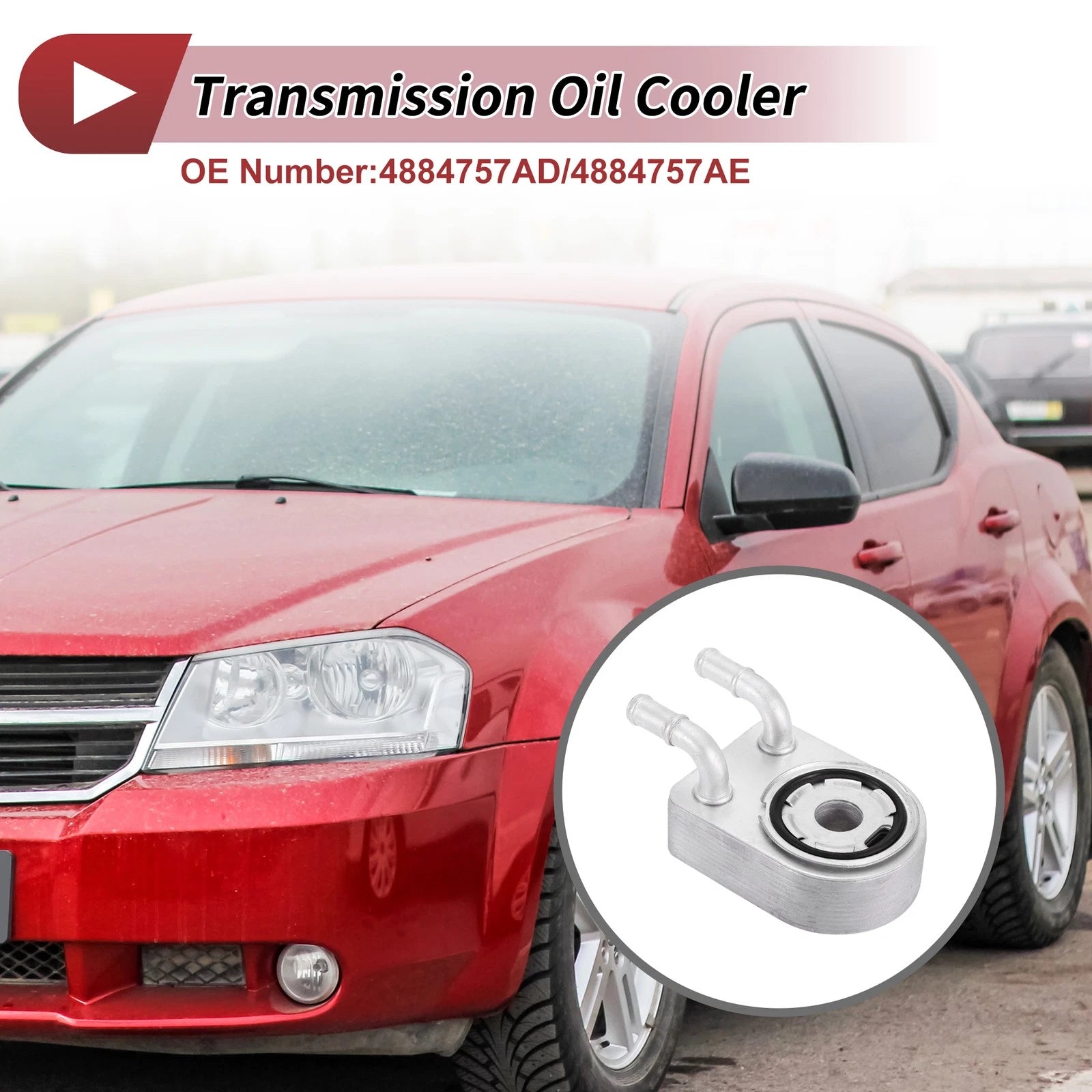 Engine Oil Cooler for Dodge Avenger 2008–2014 Transmission Cooler Set