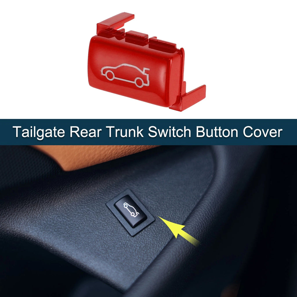 Tailgate Rear Trunk Switch Button Cover for BMW 1 2 3 4 5 6 7 X1 X3 Red (2004–2017)
