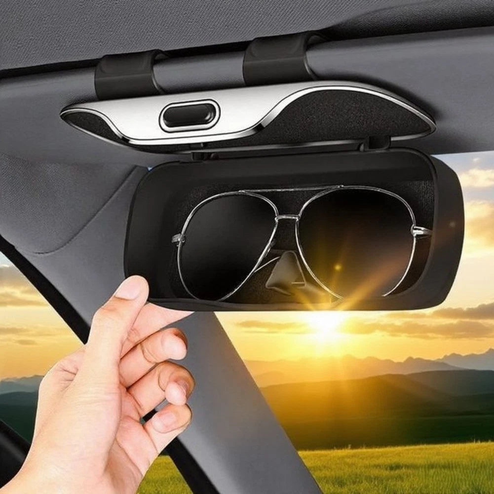 Portable sunglasses case for car - ABS material
