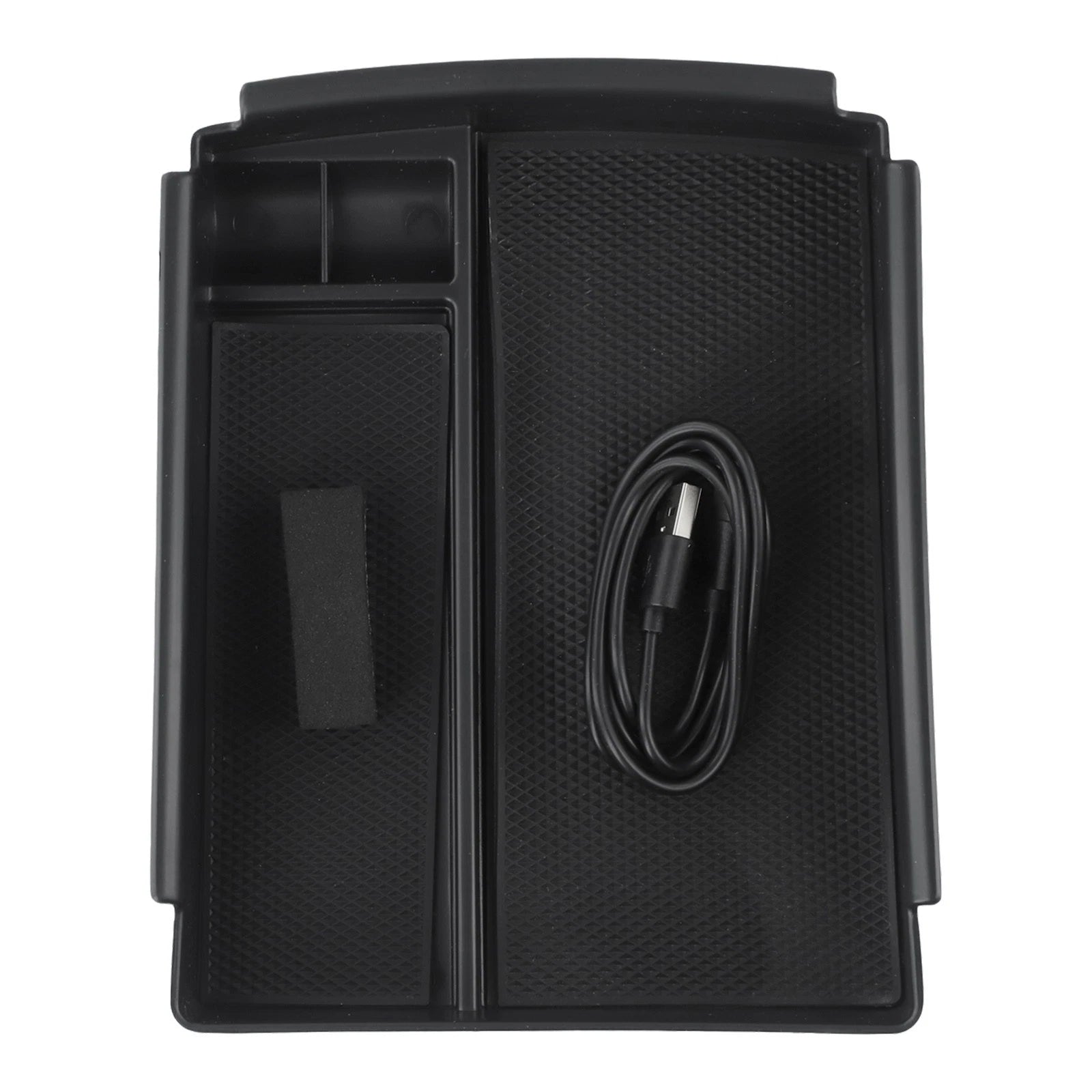 Wireless Charger Armrest Storage Box for Tesla Model S/X (2016–2020)