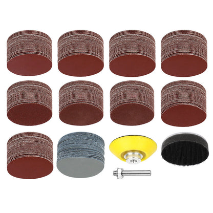 Sanding Disc Hook Loop Kit for Universal Use (303 Pcs)