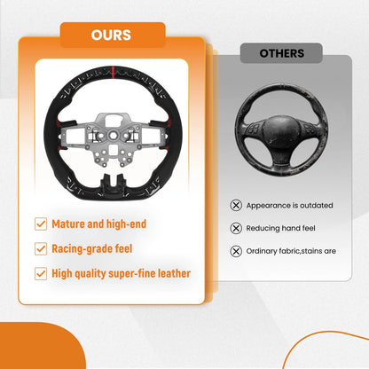 Carbon Fiber Steering Wheel for Ford Mustang (2018–2023)