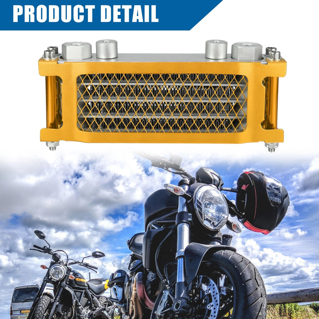 M12 Interface Engine Oil Cooler Radiator for Monkey Bike 50CC-160CC