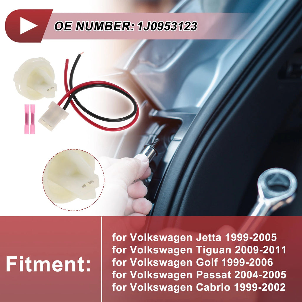 Front Turn Signal Light Socket Wiring Replacement for Volkswagen Jetta (1999–2005)
