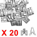 20 Metal Retainers for Car Dash and Trim (Universal Fit)