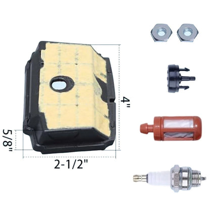 Air Filter Kit for MS192T Chainsaw with Fuel Filter and Spark Head Parts