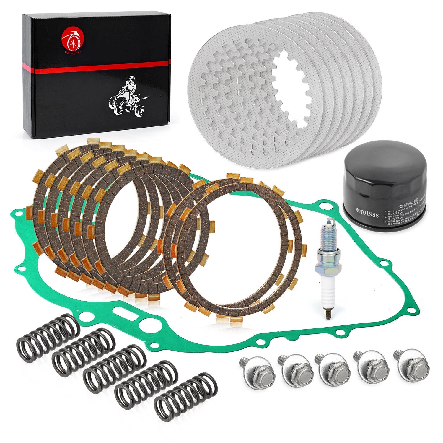 Clutch Kit with Heavy Duty Springs & Gasket for Yamaha Raptor 660R (2001–2005)