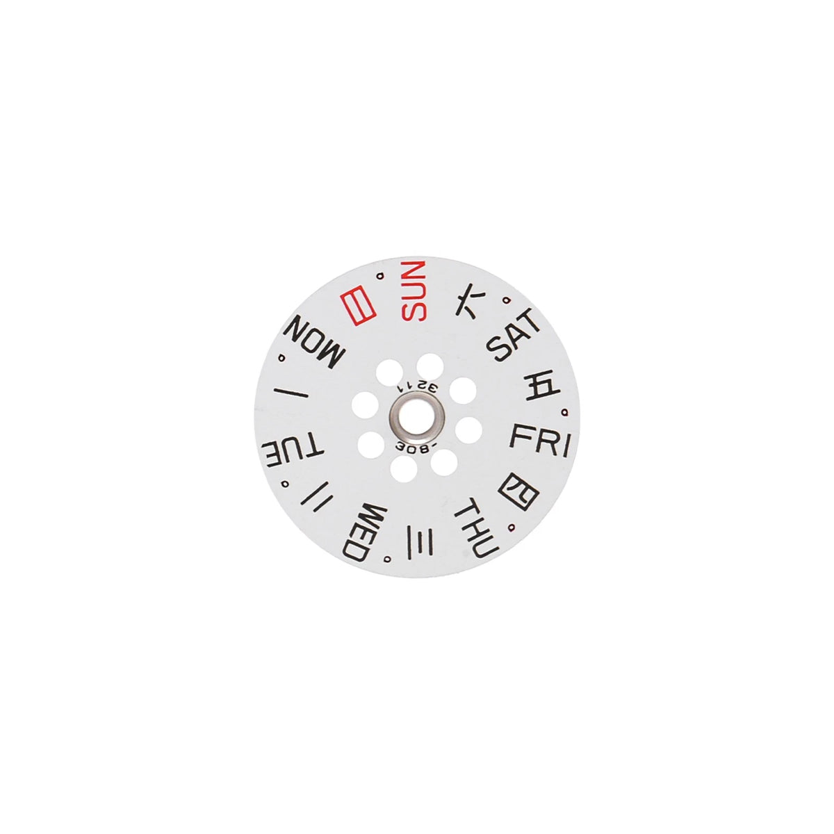 Watch Movement Week Calendar Dial Set for 8200 8205