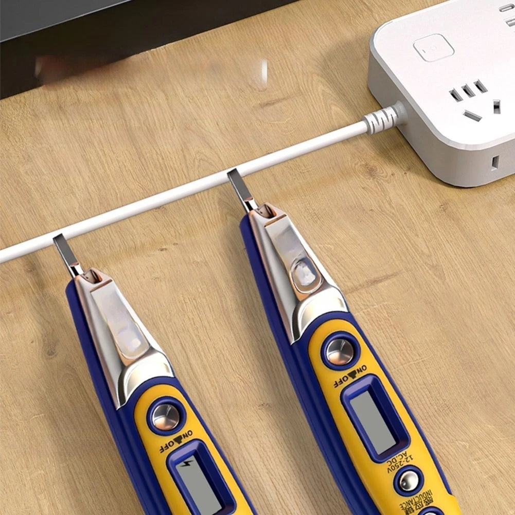 AC DC Voltage Test Pen Non For Contact LCD Backlight LED 12-250V Detection