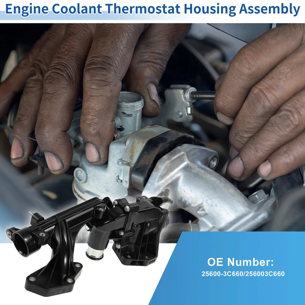 Engine Coolant Thermostat Housing Assembly for Hyundai Genesis (2015–2020)