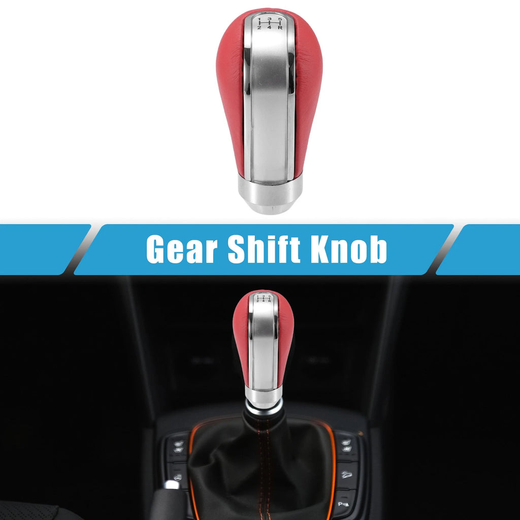5 Speed Gear Shift Knob for Universal Manual Transmission (9cm, Red)