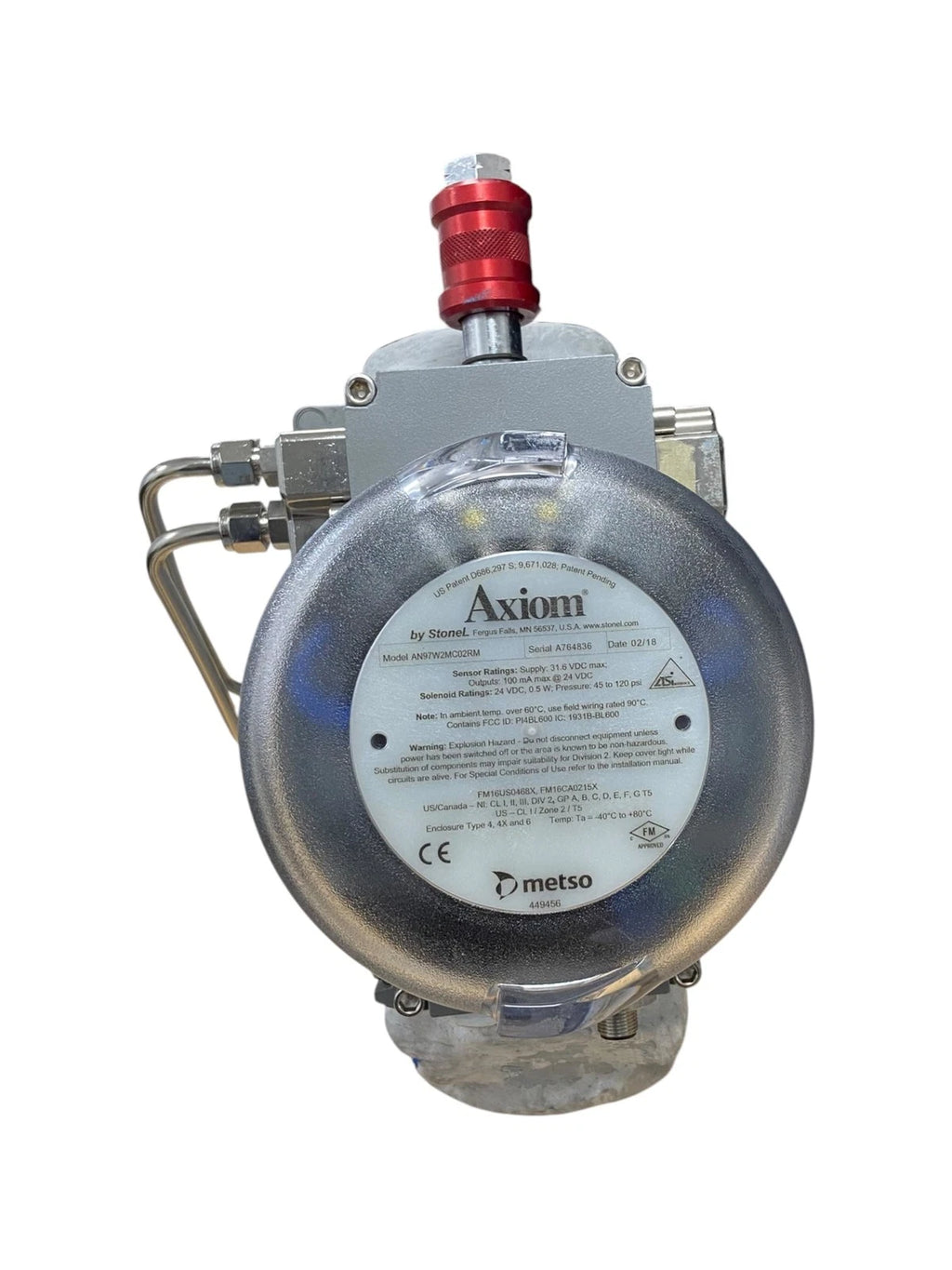 Crane Butterfly Valve 3" with Actuator & Solenoid for Axium AN97 Controller