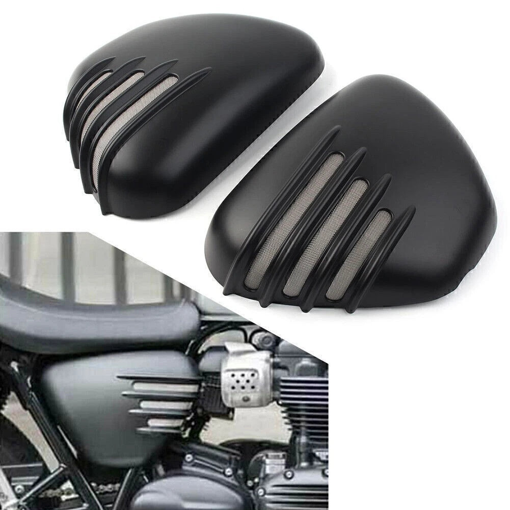 Matte Black Side Battery Cover for Street Cup Twin Scrambler (2017–2019)