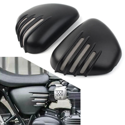 Matte Black Side Battery Cover for Street Cup Twin Scrambler (2017–2019)